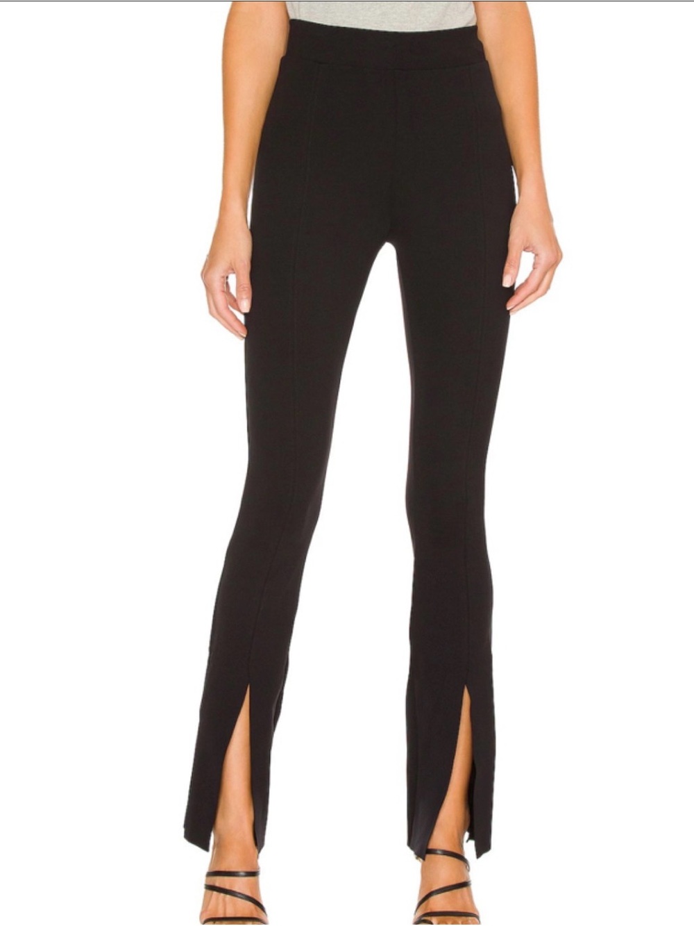 Zara Black Boot-Cut Flare Pants